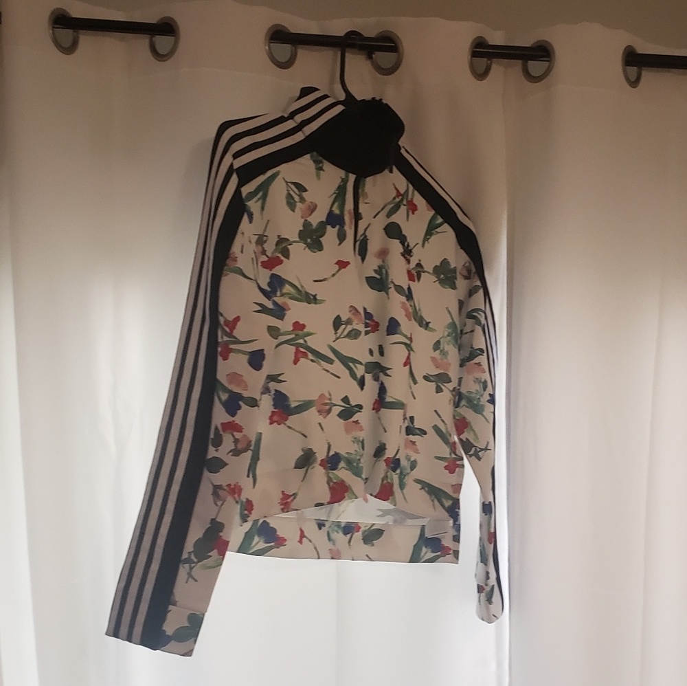 Floral Adidas Allover Print Track Jacket